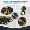 SANILO Wooden Toilet Seat with Soft Close [ROUND] - Decorative,