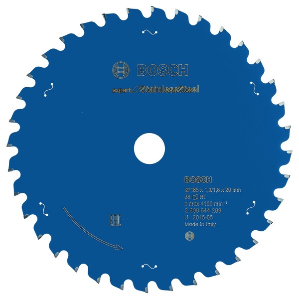 Bosch 2608644289 EXSLH 36 Tooth Top Precision Circular Saw Blade, 0 V, Blue