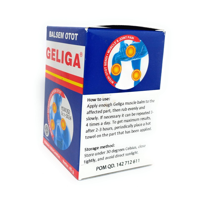 Cap Lang Geliga Muscular Balm, 40 Gram (Pack of 3)