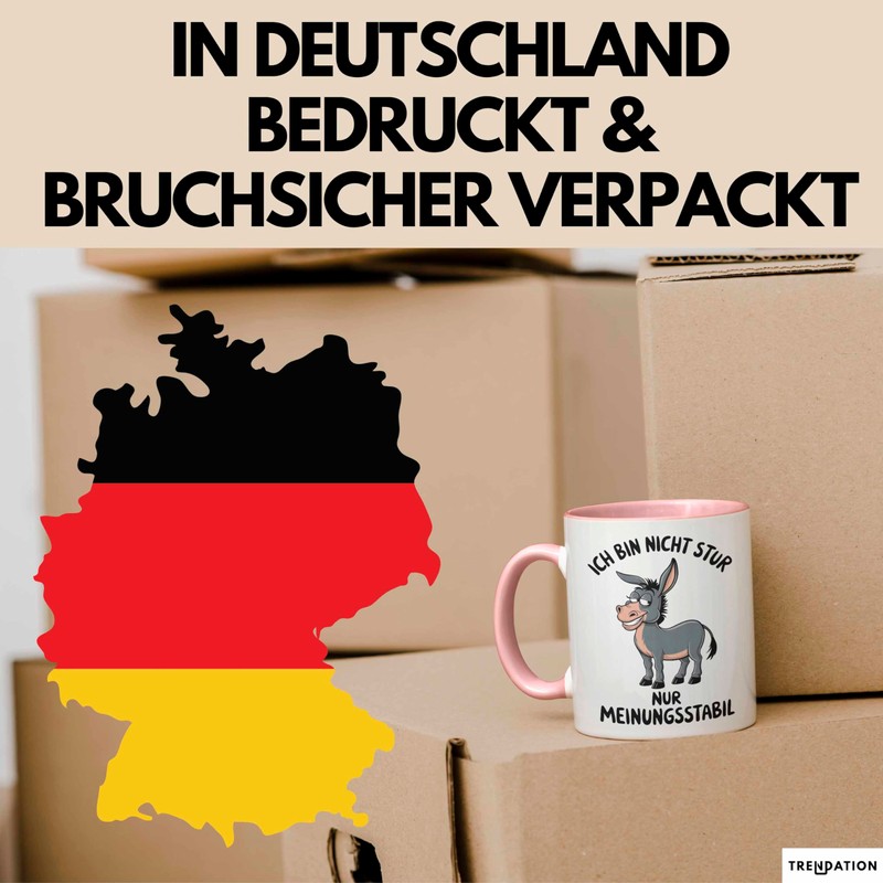 Sarkastischer Esel Tasse Geschenk Lustige Geschenkidee Ich Bin Nicht Stur