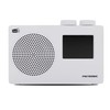 METRONIC 477252 DAB Radio (DAB+, FM, Portable, Block Design) White