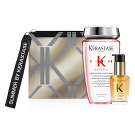 KÉRASTASE SET Shampoo Genesis Bain Riche 250 ml + aceite capilar Elixir Ultime 30 ml| Frena la caída y aporta brillo intenso