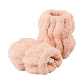 Como Life Wide Absorbent Arm Band (2 Pieces) Baby Pink Water Absorption Wristband, Sleeves, Arm Roll, Face Washing, Cleaning