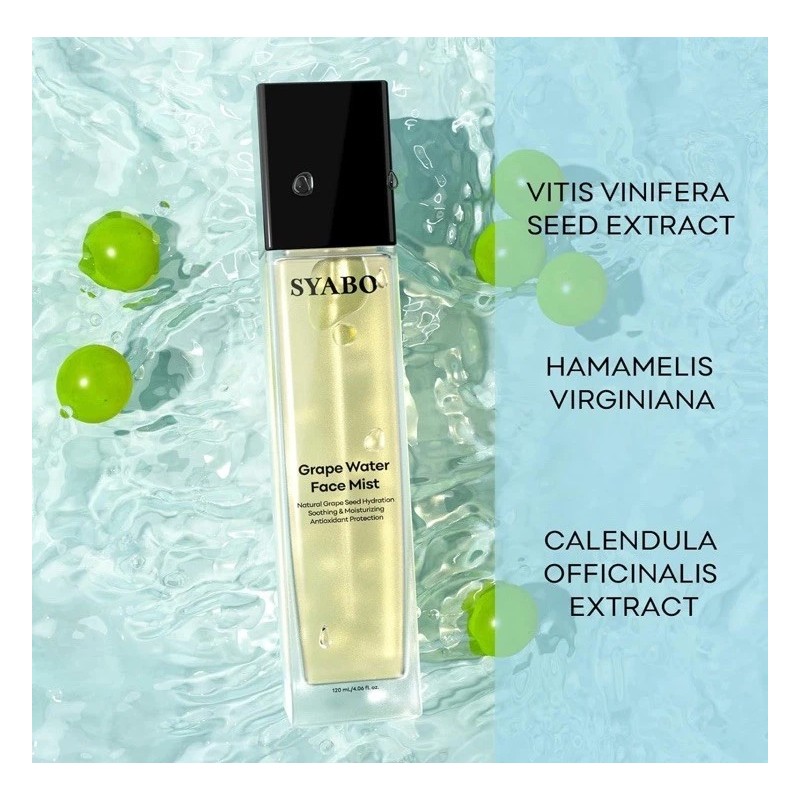 Syabo Grape Water Face Mist Moisturizing Spray With Natural Grape