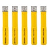 Dry Diamond Core Drill Bit,HIGHDRIL 5Pcs Diameter 10mm 3/8" with