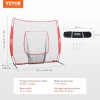 VEVOR 7x7 ft Baseball Softball Practice Net Hitting Batting Training
