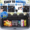 Car Trunk Cargo Net Organizer for Groceries & Luggage –