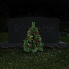Sympathy Silks Artificial Cemetery Decoration - Gravesite Tree - Christmas