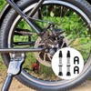 REQAG Pack of 2 Valve Stem Bicycle Tubeless Presta Aluminium