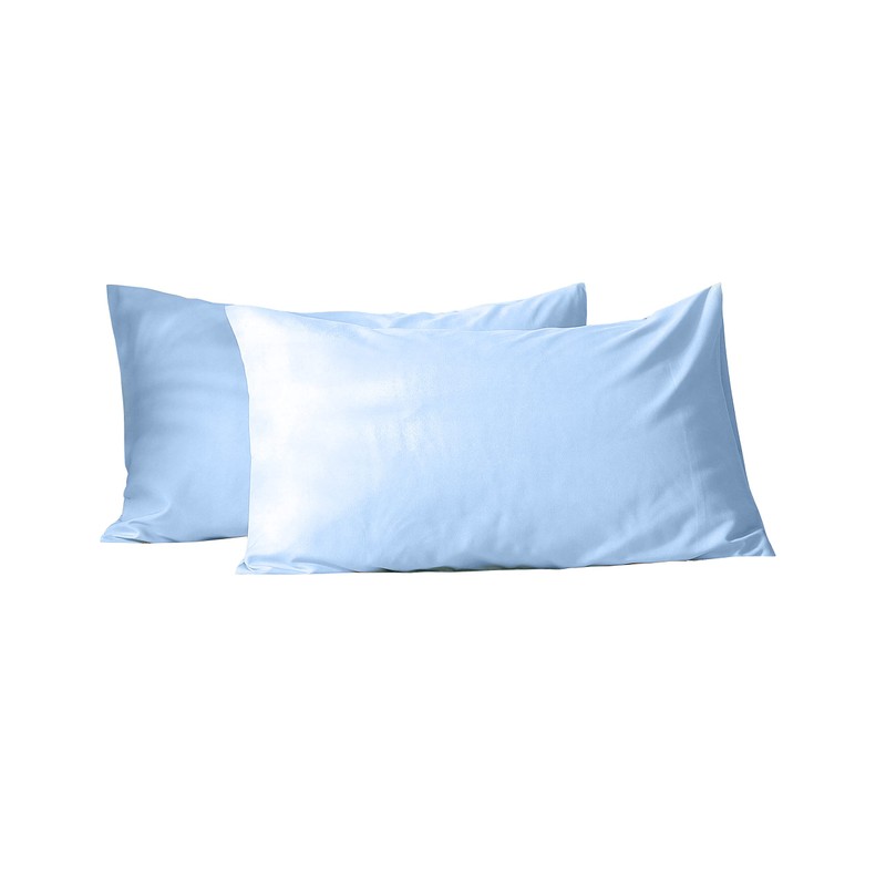 Evolive Ultra Soft Brushed Microfiber Standard Size 20"x30" Pillowcases Pair