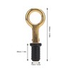 Snap Handle Drain Plug Rubber Brass Twist Design Long Lasting
