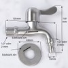 Tap Cast Stainless Steel 304 Outlet Tap Tap 1/2 Inch