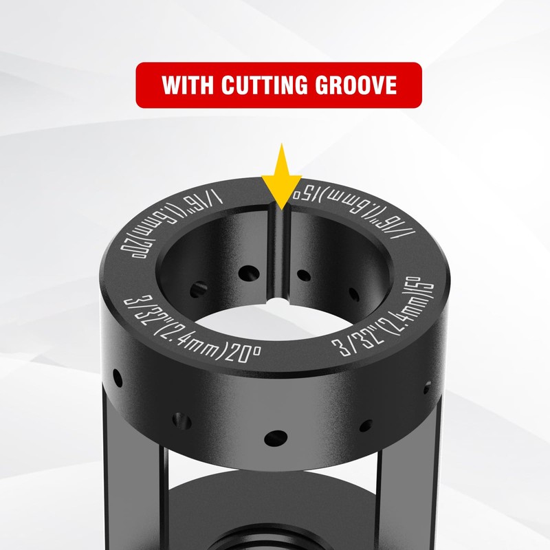3mirrors Aluminum Tungsten Electrode Sharpener Grinder Head TIG Welding Tool