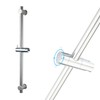 HAMOLER 24 Inch Shower Slide Bar with Adjustable Shower Holder