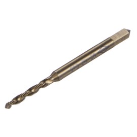 sourcing map Metric Spiral Flute Thread Taps, M2 x 0.4 H2 Screw Threading Tap, Machine Tapping Tools for Machinist Repair (M35 Cobalt High Speed Steel (HSS-CO), Uncoated)