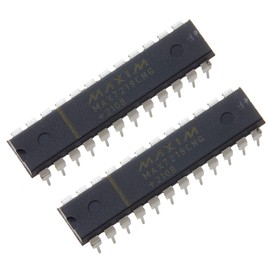 horinker 2pcs MAX7219CNG MAX7219 Serially Interfaced 8-Digit LED Display Drivers，24Pins.
