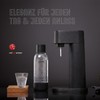 Mysoda 2 x 1L Water Carbonator Water Bottle, BPA-Free Plastic