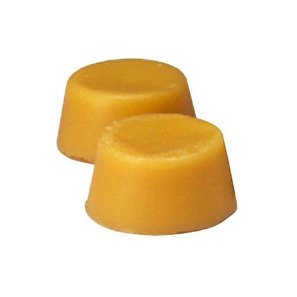 Fiebing's Pure Beeswax 1oz - for leathercraft, stitching, candles, zippers (2 cakes)
