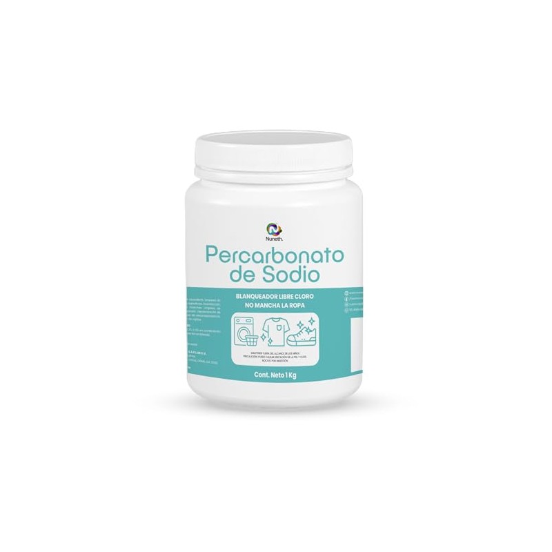 Nuneth - 1 Kg Percarbonato Blanqueador En Polvo Con Oxigeno