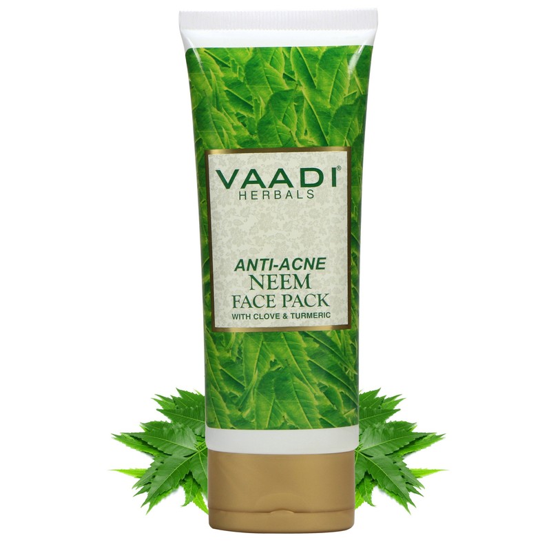 Anti-Acne Neem Face Pack with Clove & Turmeric (120 gms)