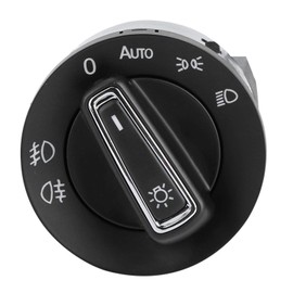 Car headlight with sensor, headlight light sensor switch, car headlight control switch, ABS plastic car headlight switch suitable for MK4