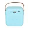 Mini Karaoke Machine Portable Bluetooth Speaker With Wireless Microphone Bass