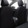 Flying Banner Carbon Fiber Leather Vehicle Seat Covers, Leopard Gray