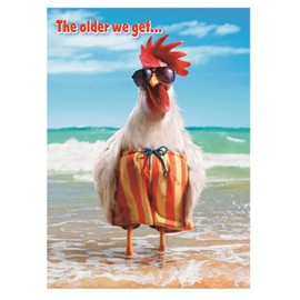 Greeting Card (GBBC2846) Humour Birthday - Chicken - Older We Get