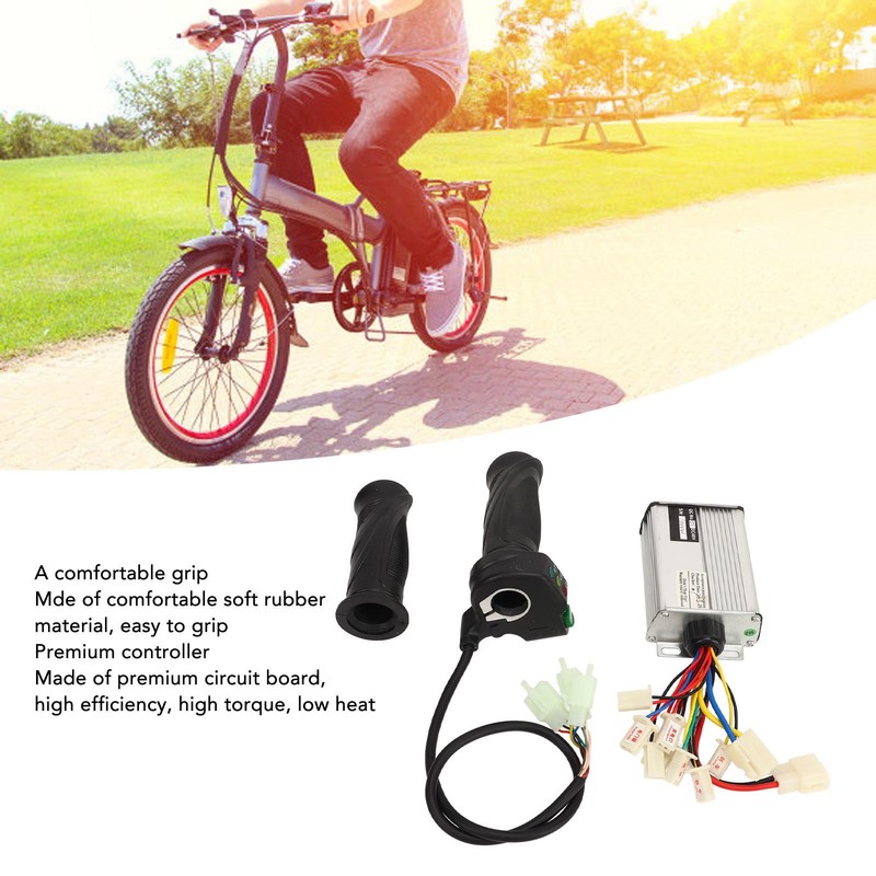 48V 1000W Brushed Controller and Throttle Grip For Electrical Scooter