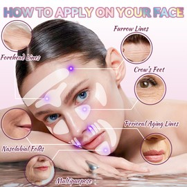 Facial & Forehead Wrinkle Patches, Smile Line Patches 256 Pcs