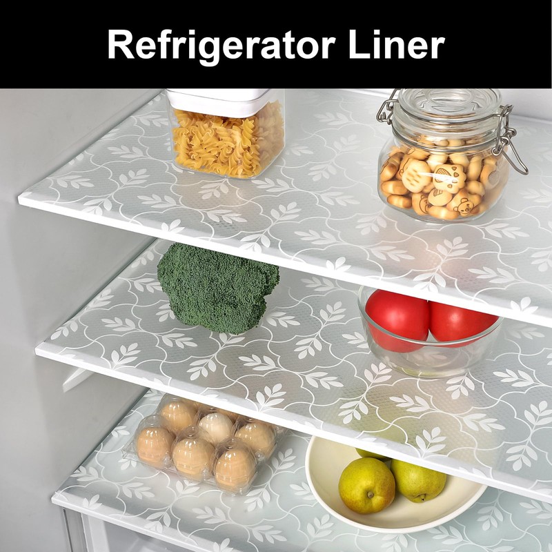 Cooyes Shelf Drawer and Cabinet Liner, Washable Oil-Proof Leaf Shelf
