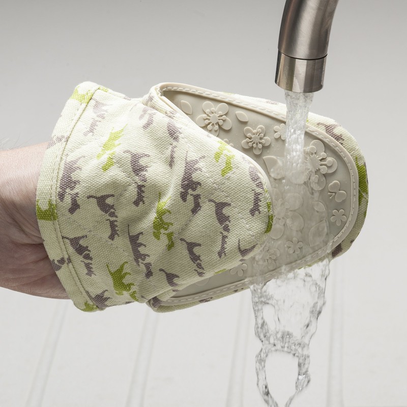 Zeal Mini Mitt/Pot Holder, Dog/Cream, Size S