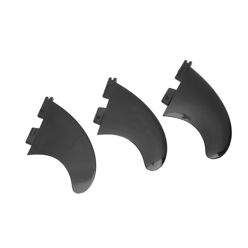 3Pcs/Set Surfboard Fin PVC Fiberglass Longboard Ocean Broad Thruster Fins