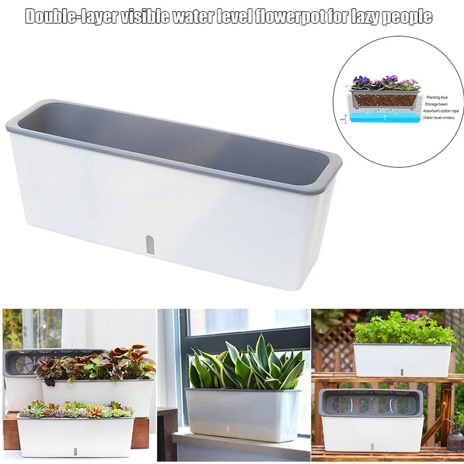 self watering planter
