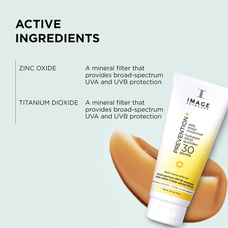 IMAGE Skincare, PREVENTION+ Daily Tinted Moisturizer SPF 30 Sunscreen, No