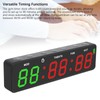 Portable Gym Timer Clock,6.8in Small Magnetic Interval Workout Timer,LED Wall