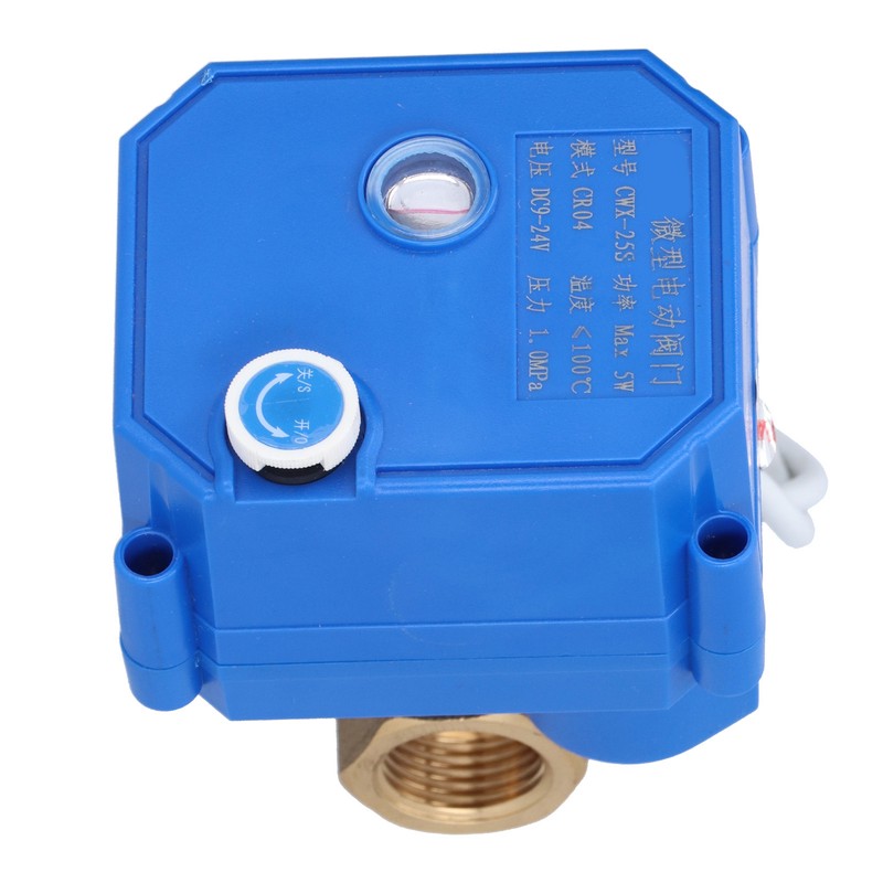 Electric Ball Valve BSP Brass Motorized Mini DN15 1/2in DC9~24V