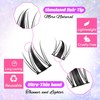 Himirell Clear Lash Clusters Manga Eyelash Clusters Anime Cluster Eyelash