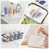 Diboniur 4 Pack Travel Bottles for Toiletries with Labels, 98ml