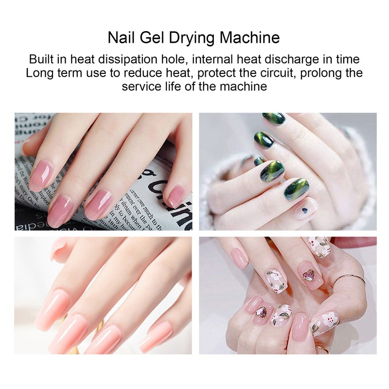 Nail Polish Dryer 24W Power 21pcs Light Chips Smart Sensing