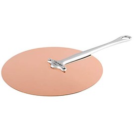 Mauviel M'Heritage M'150 S Universal Lid With Cast Stainless Steel Handle, 9.4-In