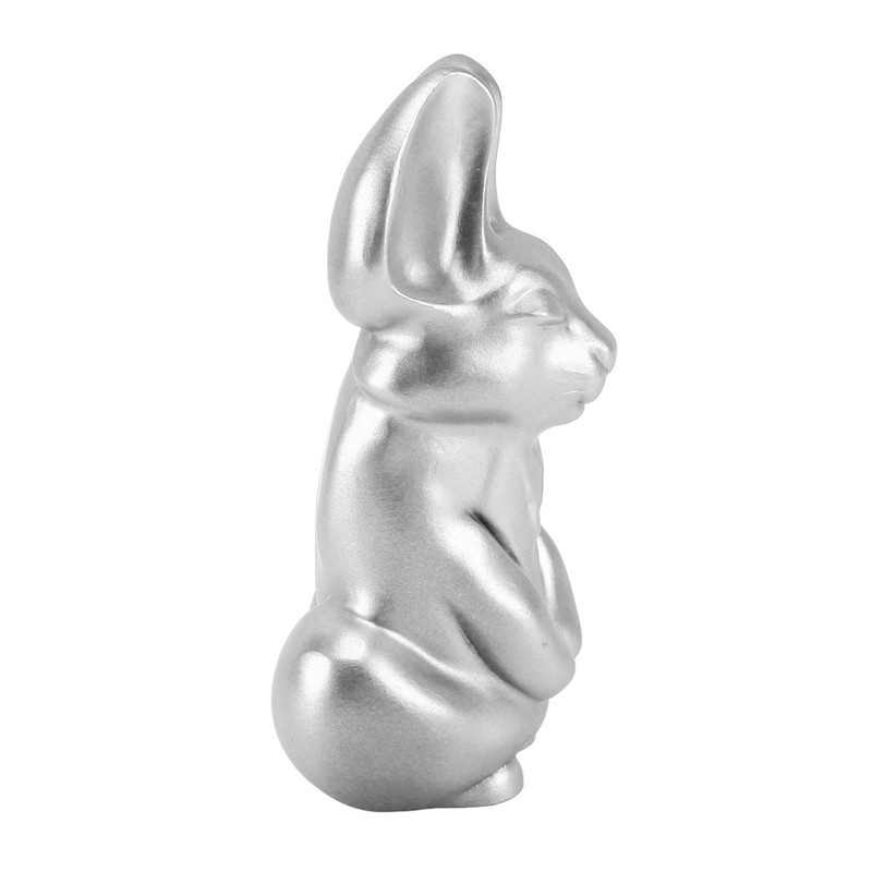 Rabbit Sculpture Smoothly Resin Rabbit Statue Decorative Exquisite Bunny Figurine