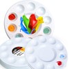 WNATN Paint Tray Palettes, Plastic White Palettes for Kids &