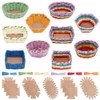 FREEBLOSS 15 Set Basket Weaving Kit Basket Making Kit for