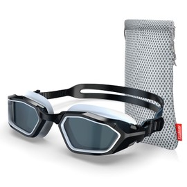 Findway Swimming Goggles, Anti Fog/UV,Polarized Goggles Swimming Adult for Men Women Youth with Replace Nose Piece,No Leaking,Clear Vision