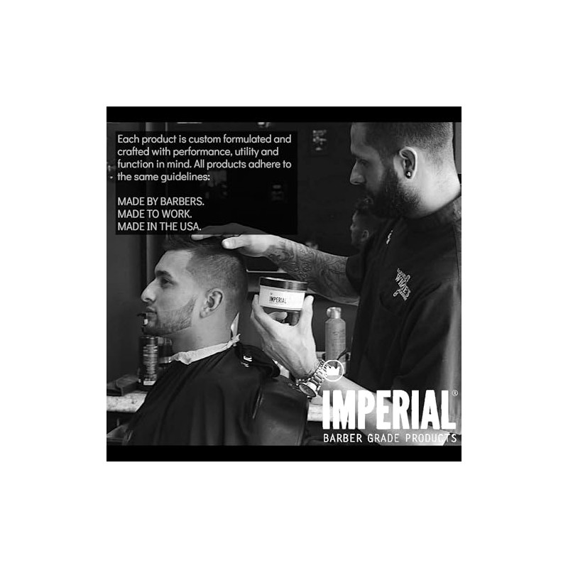 Imperial Barber Grade Products Matte Pomade Paste 4 Oz.