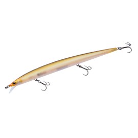 DUEL HARDCORE Bass Lure Rattle Long 210mm Floating 08: Matte Ghost Wakasagi Center of Gravity Transfer Long Minnow