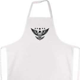 'Patriotic American Eagle' Unisex Cooking Apron (AP00068990)