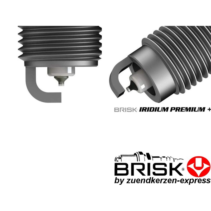 BRISK Iridium Premium+ Plus P26 MR14YIR 1977 Spark Plugs (Pack