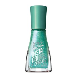 Sally Hansen Insta-Dri Crystal, Aquamarine Aura​, Quick Dry, Long Lasting, Opaque, Metallic Green Nail Polish